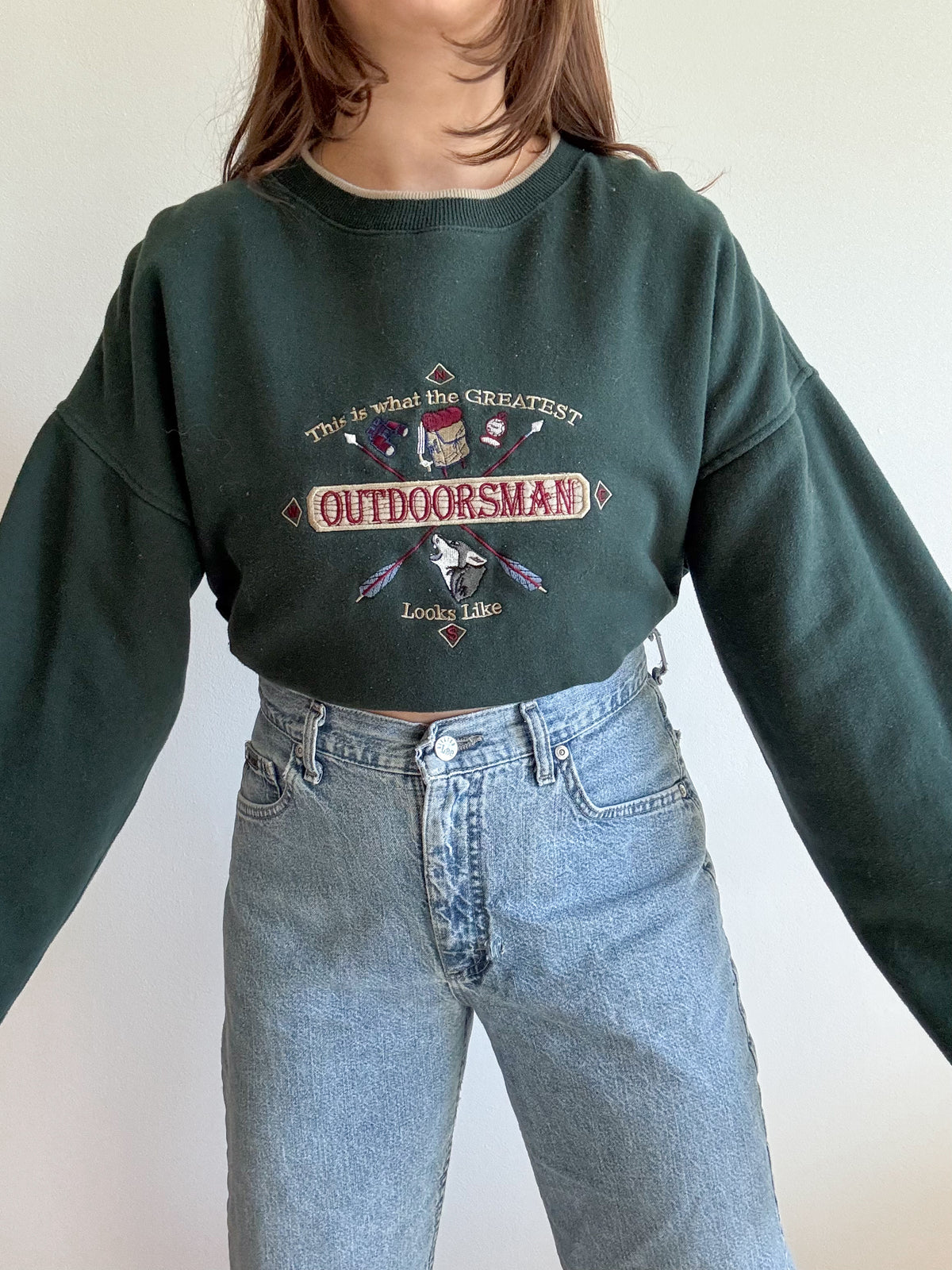 The Greatest Outdoorsman Crewneck (XL)