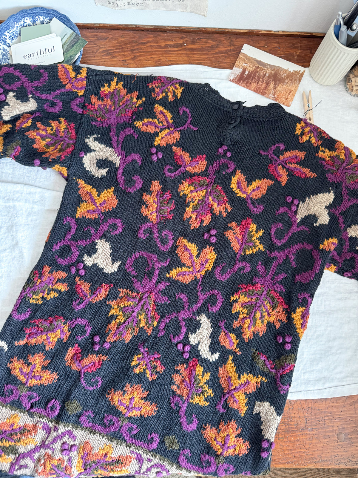 The Autumnal Leaf Sweater (M)