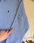 The Periwinkle Polo Quarter Zip (L)