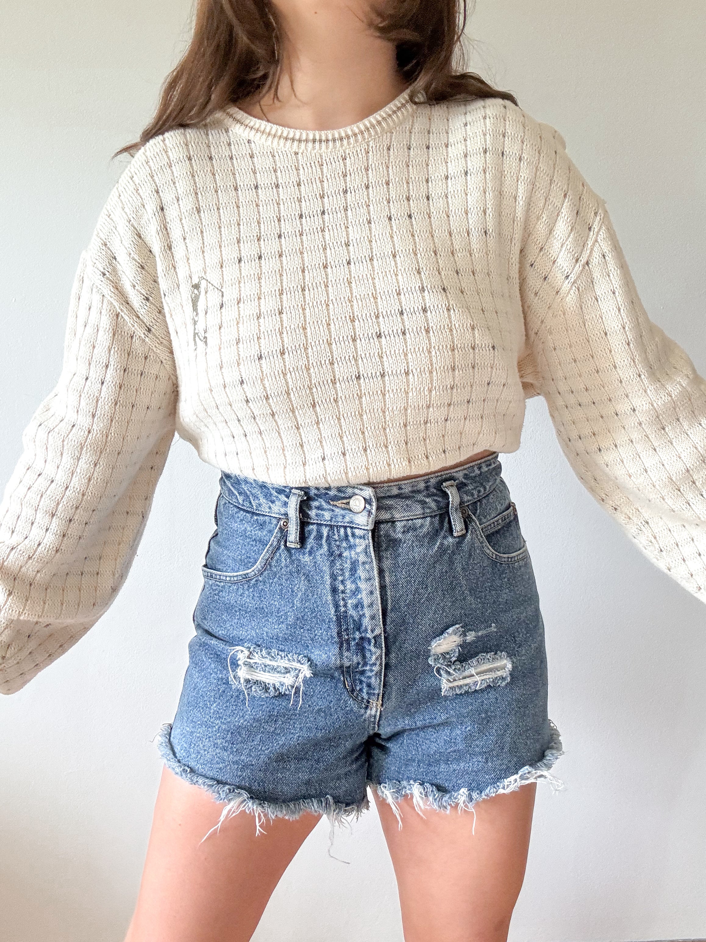 The Creamy Golf Sweater (XL)