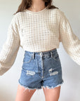 The Creamy Golf Sweater (XL)