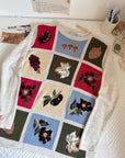 The Autumn Plum Patch Sweater (L)