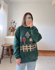 The Quilted Birdhouse Granny Crewneck (L)