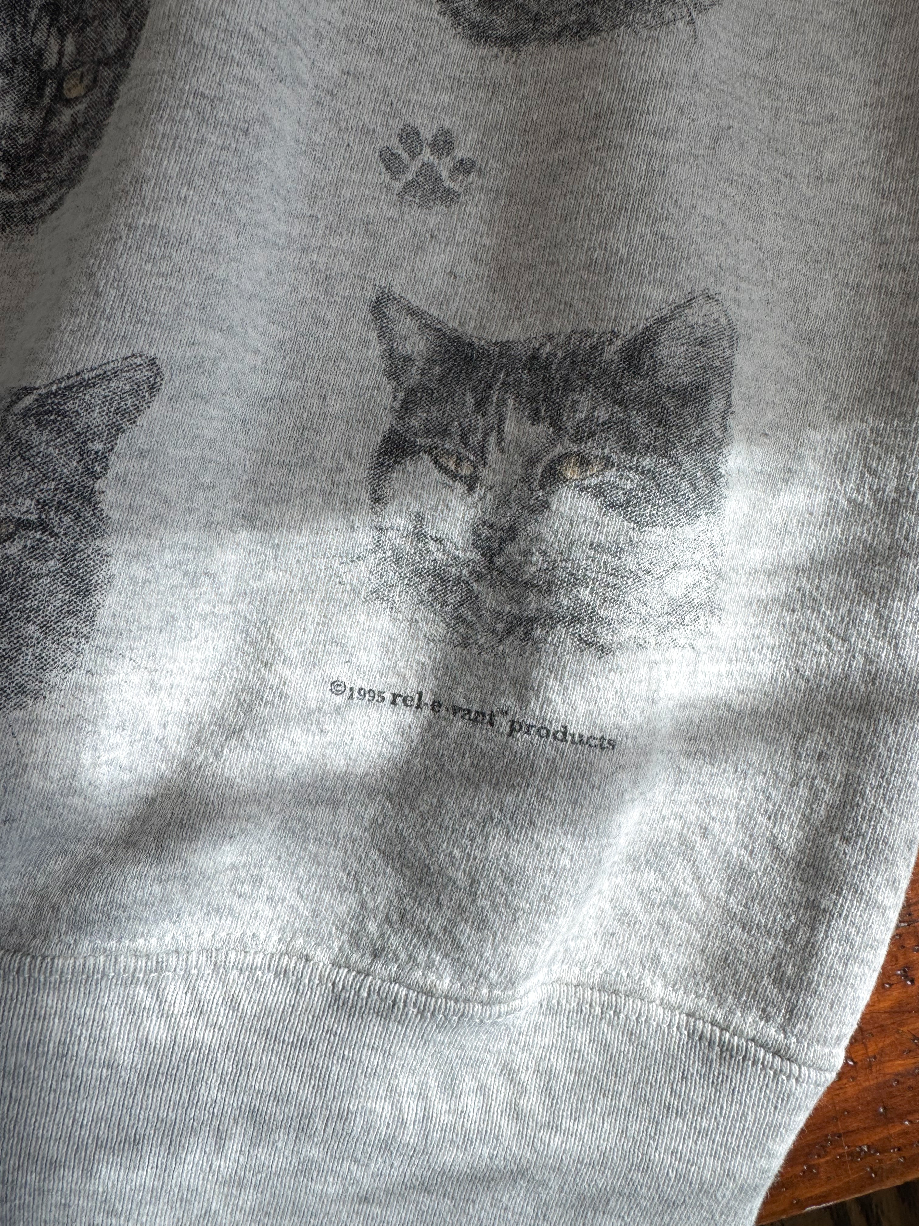 The Double Sided Kitty Crewneck (L)