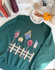 The Quilted Birdhouse Granny Crewneck (L)