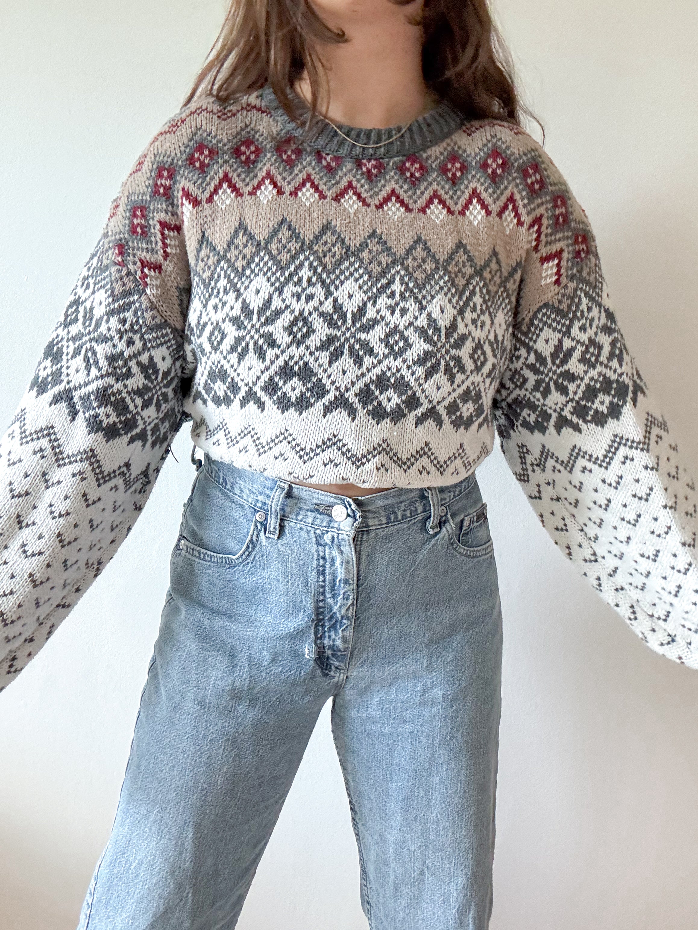 The Fall Fair Isle Sweater (XL)