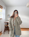 The Sage Speckled Cardigan (M)