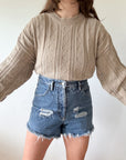 The Beige Diamond Sweater (XL)