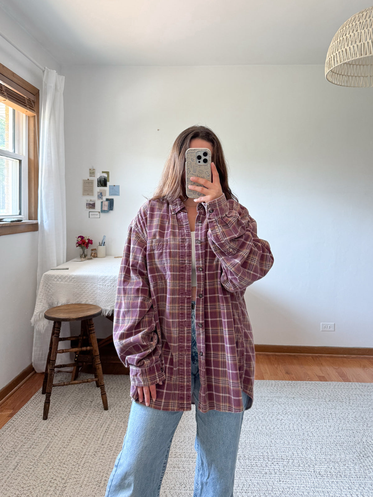 The Mulberry Micro Cord Button Up (XXL)
