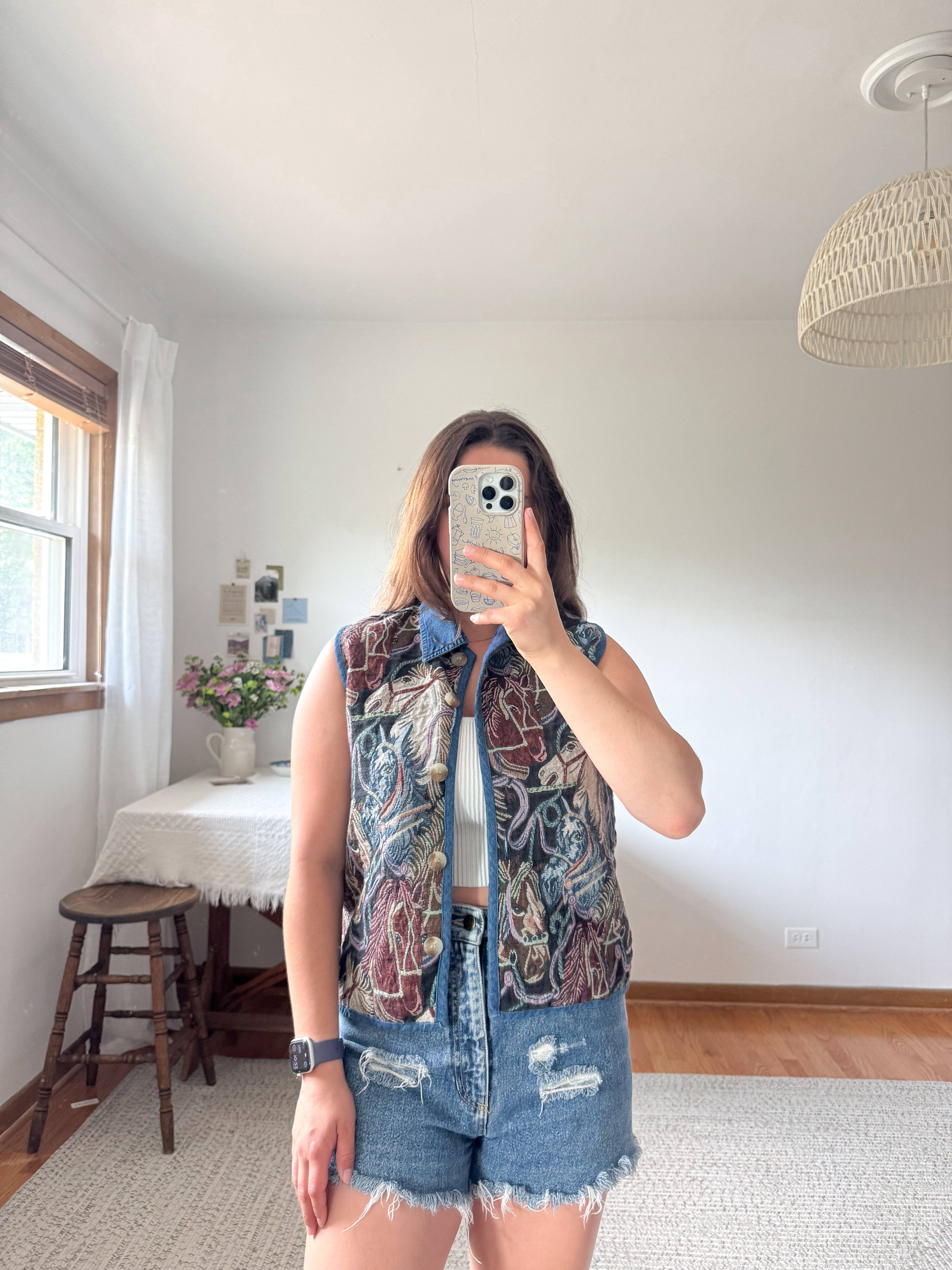The Horse Tapestry Vest (S)