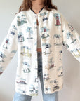 The East Coast Lighthouse Sweatshirt Cardigan (L)