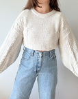 The Marshmallow Textured Sweater (XL)