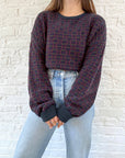 The Tricolor Texture Sweater (XL)