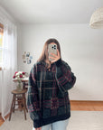 The Moody Plaid Sweater (M)