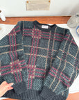 The Moody Plaid Sweater (M)