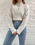 The Flurry Henley Sweater (XL)