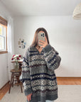 The Fair Isle V Neck Sweater (XL)