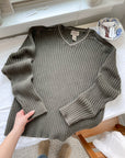 The Ribbed Fir Sweater (L)