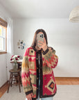 The Chevron Mix Cardigan (M)