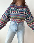 The Colorful Pattern Sweater (XL)
