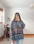 The Colorful Pattern Sweater (XL)