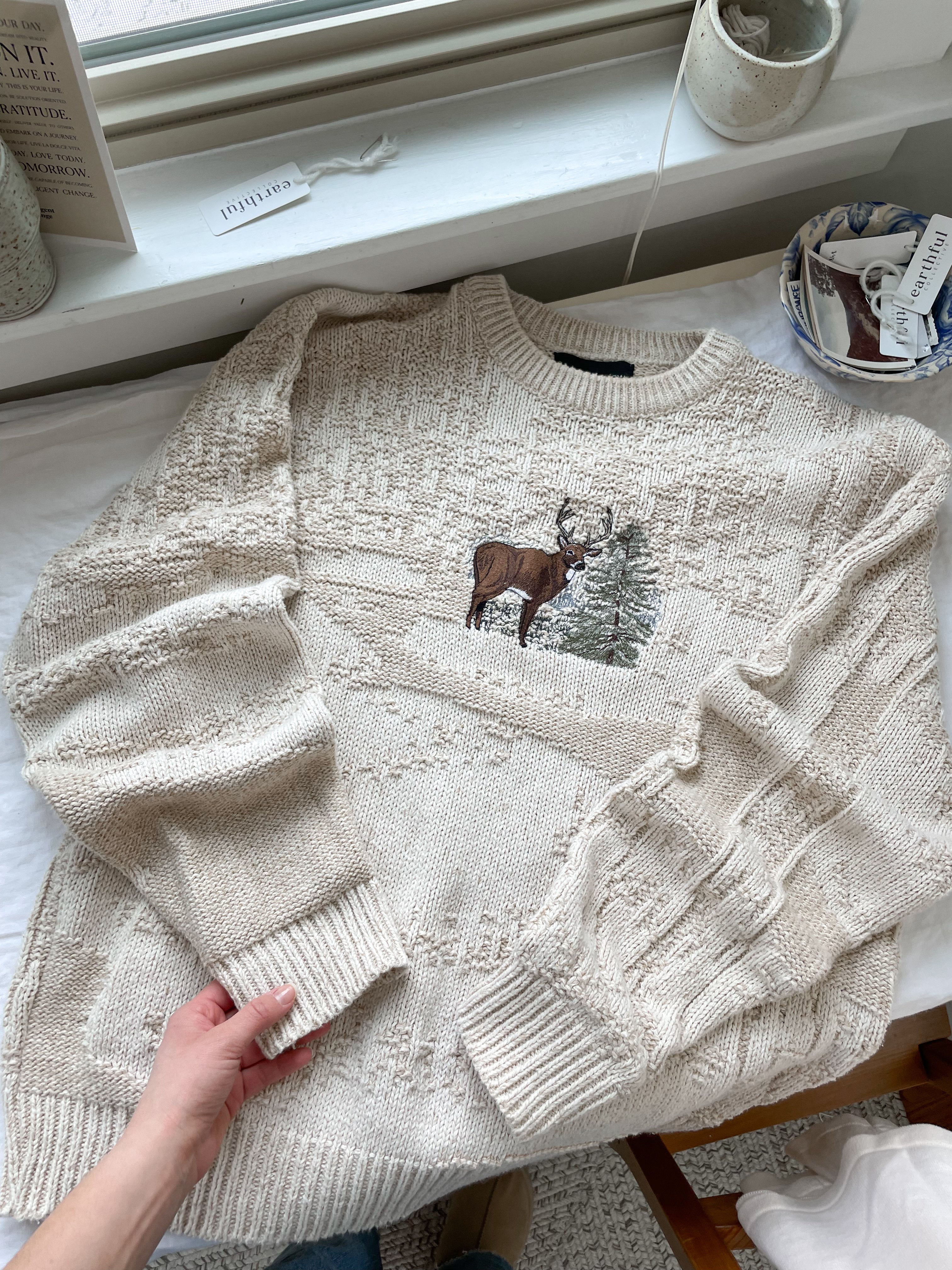 The Backyard Buck Sweater (L)