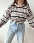 The Woodsy Pattern Sweater (M)