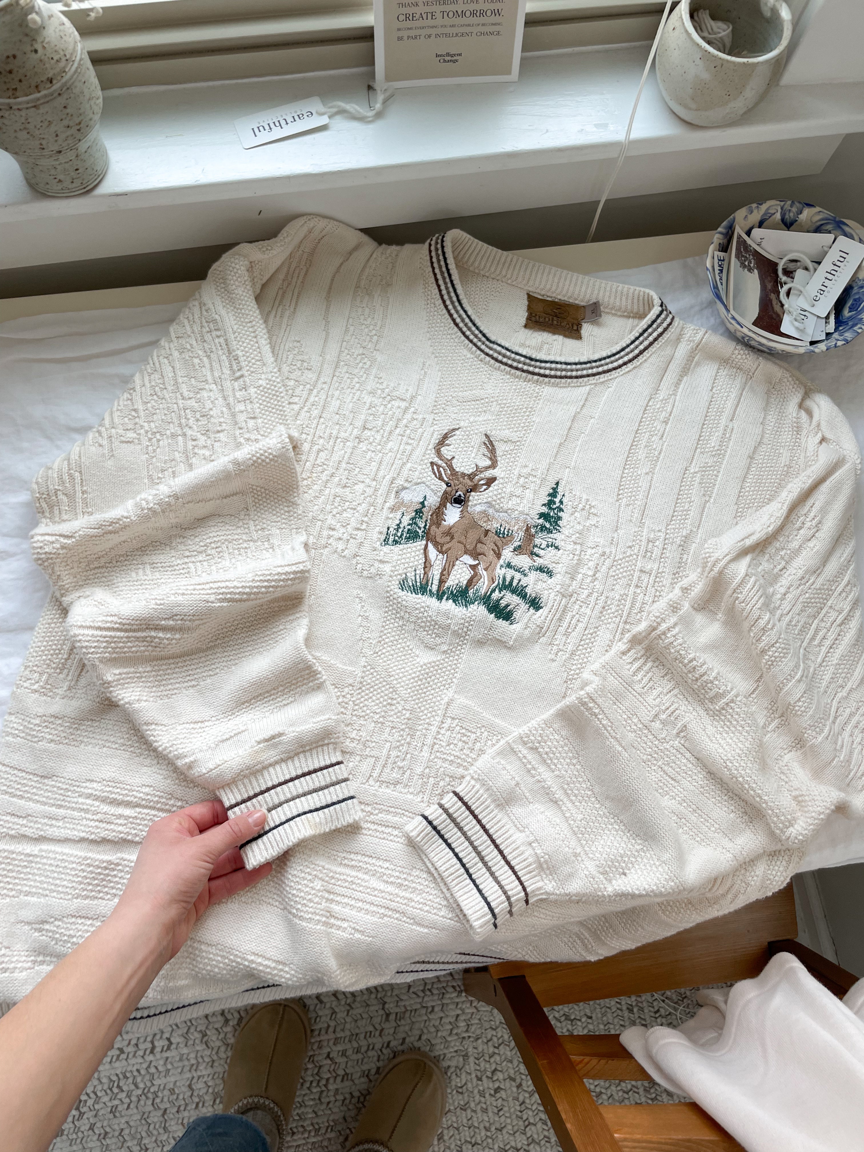 The Textured Buck Sweater (XL)