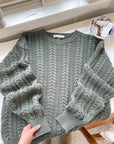 The Ski Drift Cable Knit (L)