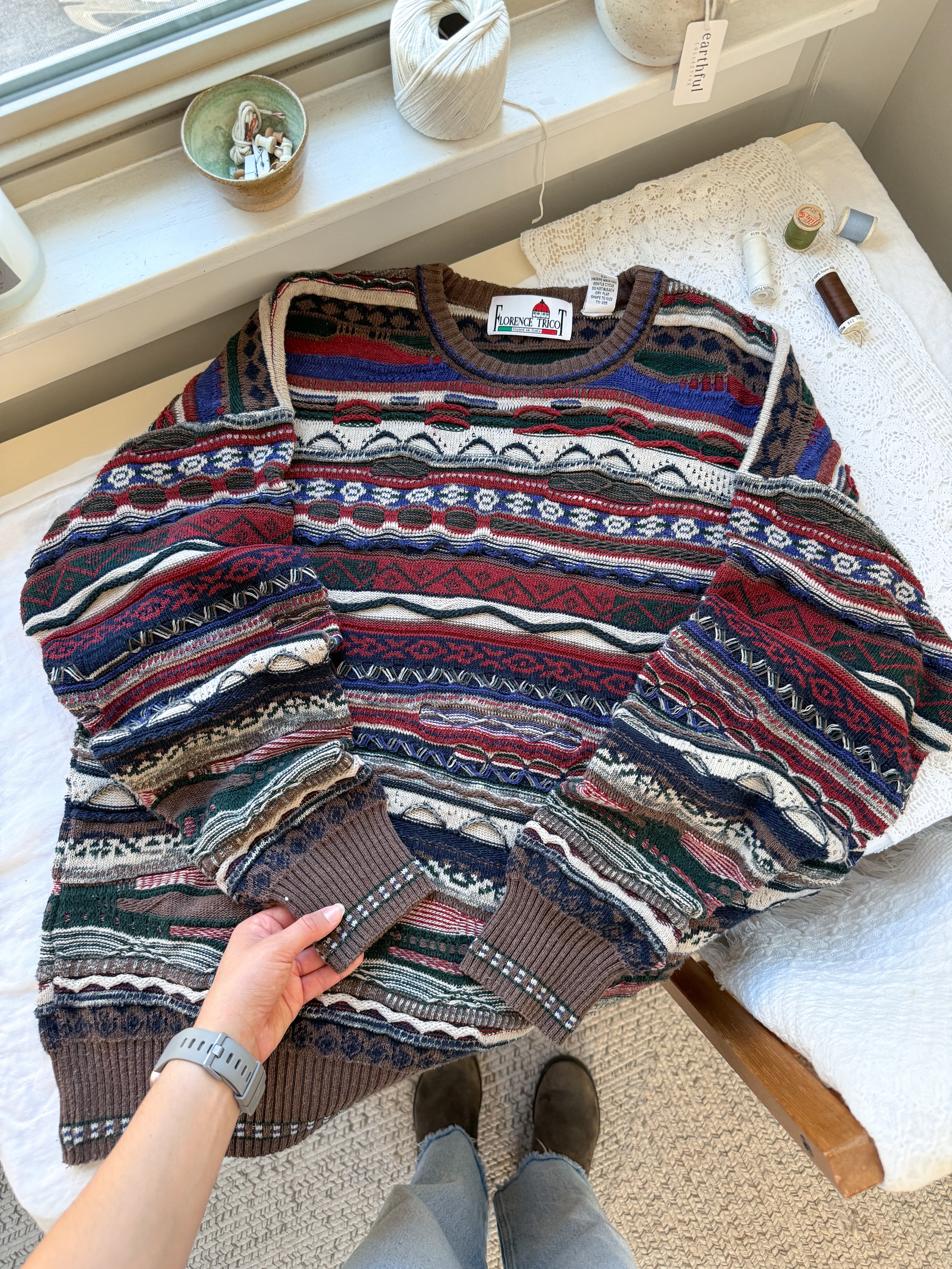 The Grandpa Coogi Style Sweater (L)