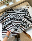 The Crescent Moon Pattern Sweater (XL)