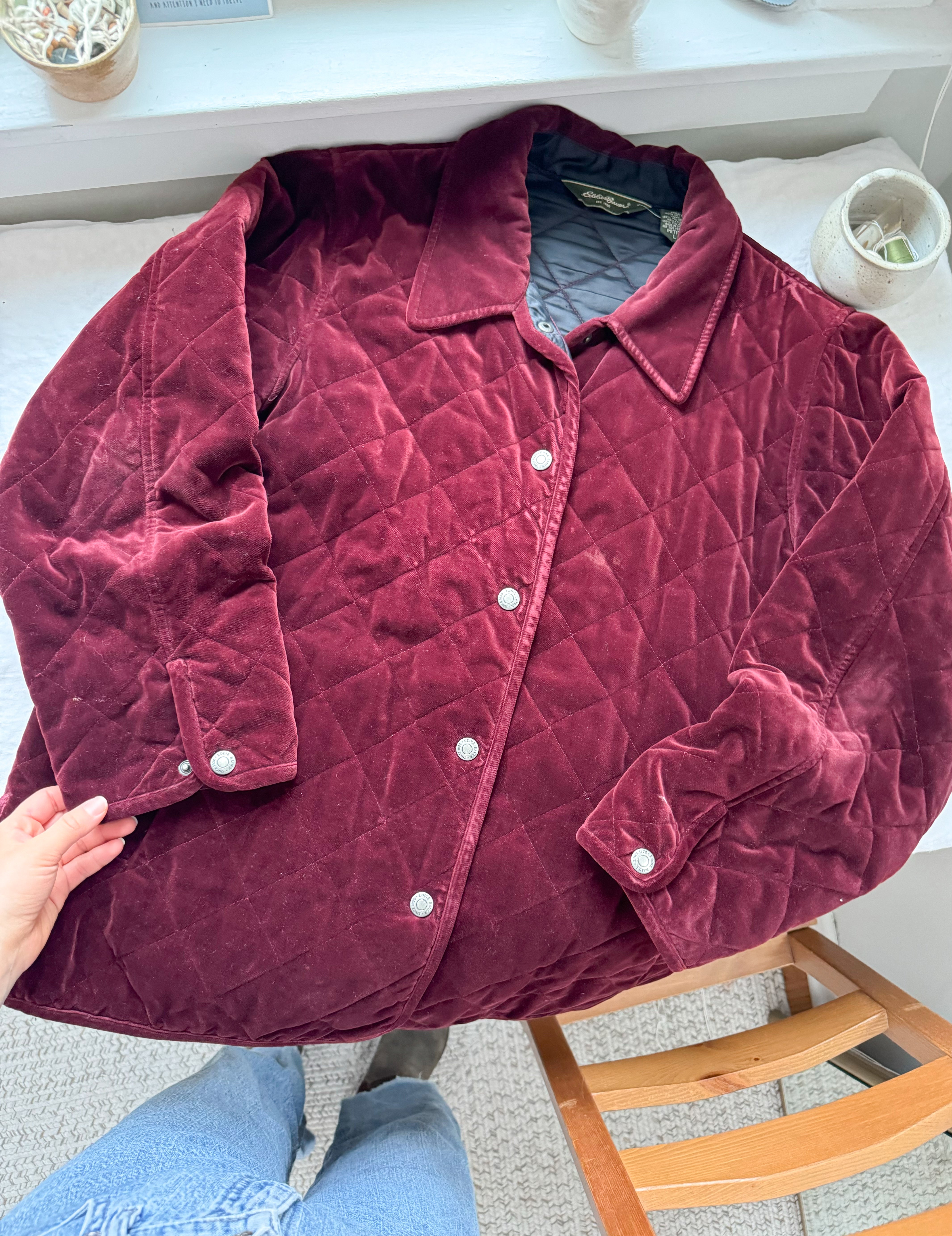 The Velvet Quilted Jacket (PL)