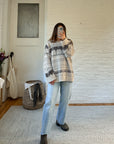 The Grey Toned Fair Isle Sweater (L)