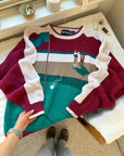 The Maroon & Teal Golf Sweater (XL)