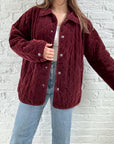 The Velvet Quilted Jacket (PL)