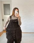 The Log Cabin Corduroy Overalls (L)