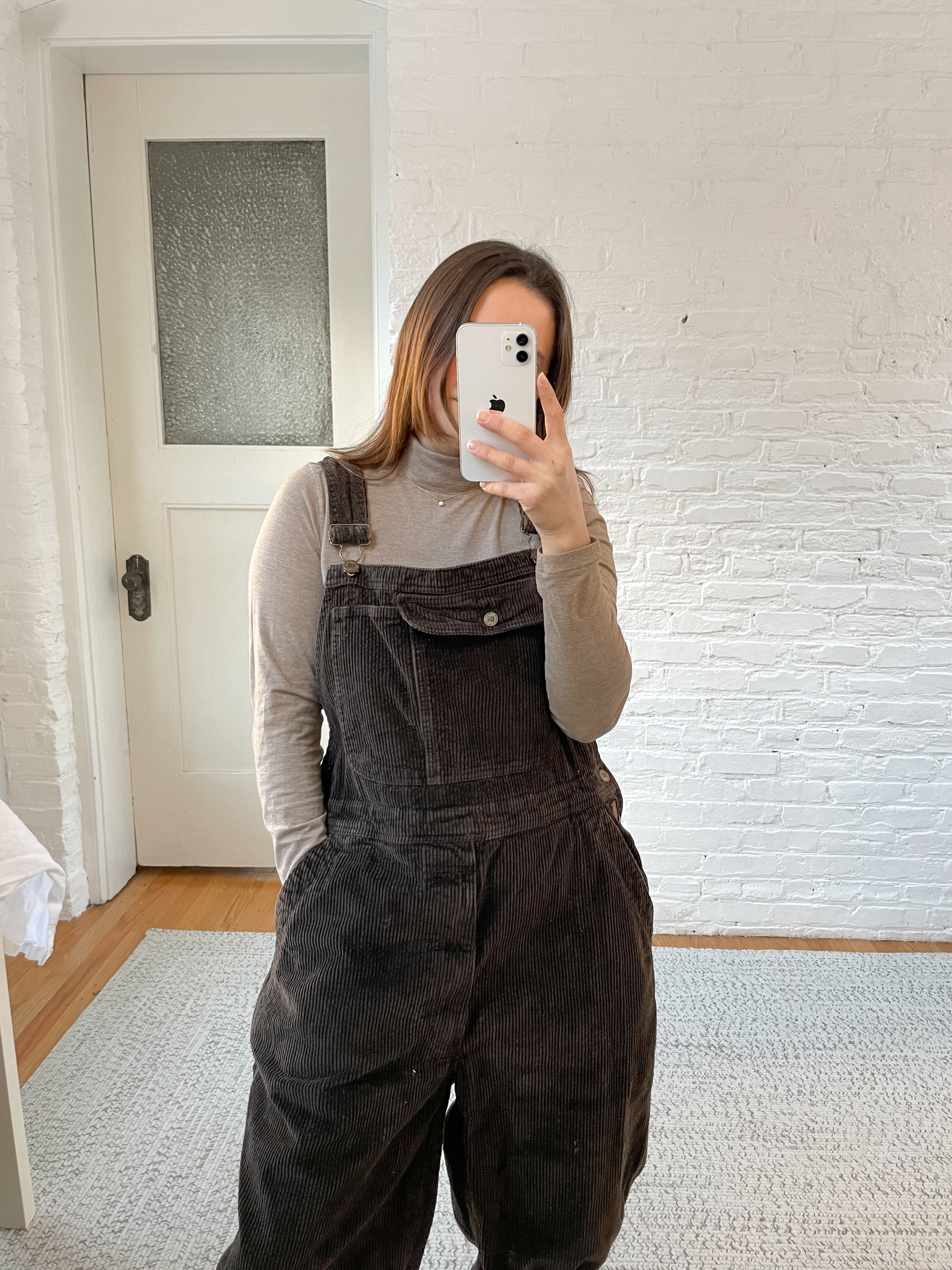 The Log Cabin Corduroy Overalls (L)