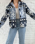 The Snowflake Sherpa Zip Up (M)