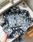 The Snowflake Sherpa Zip Up (M)