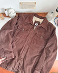 The Wooden Corduroy Sherpa Zip Up (L)