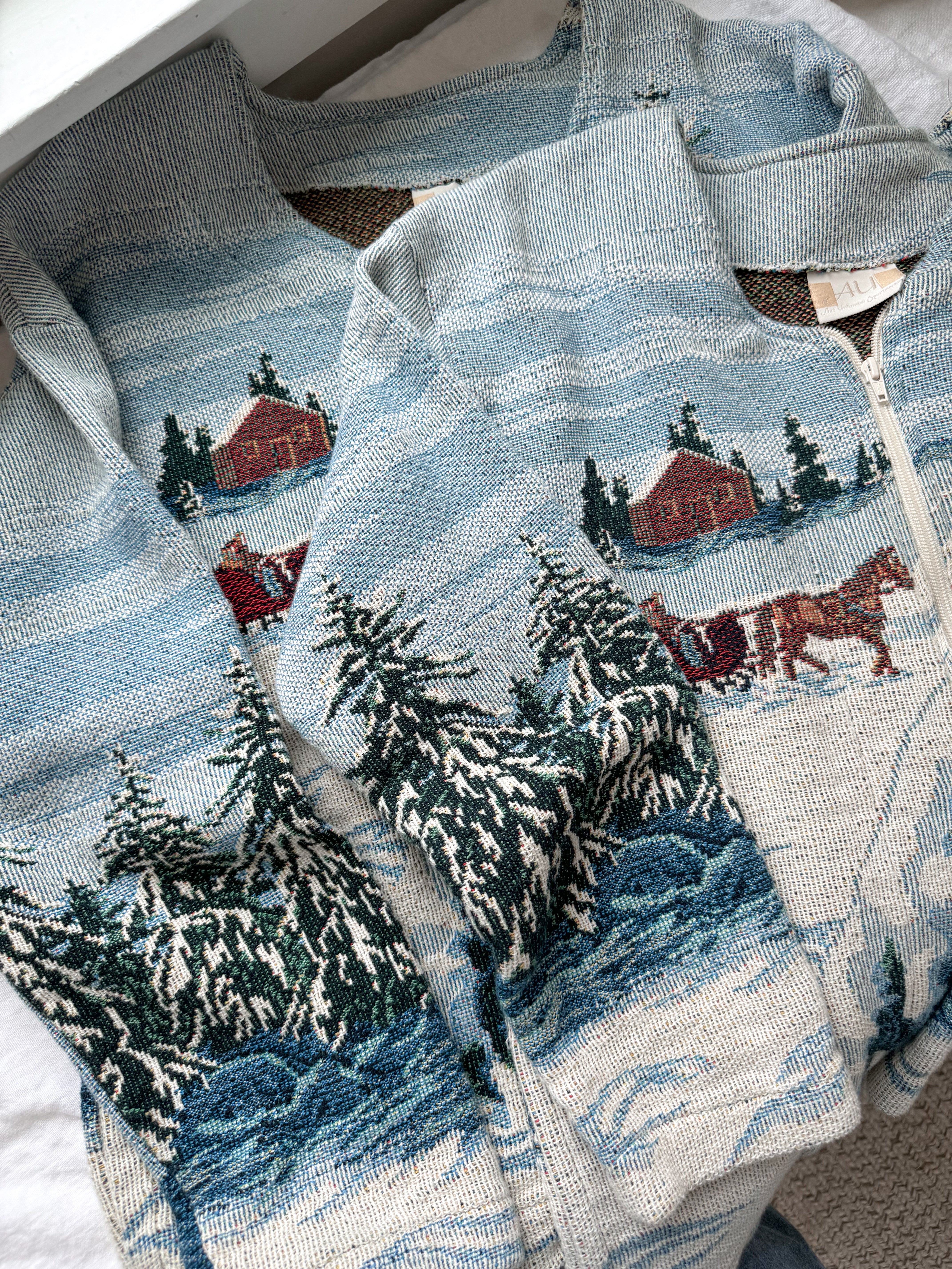 The Sleigh Ride Tapestry Jacket (M)