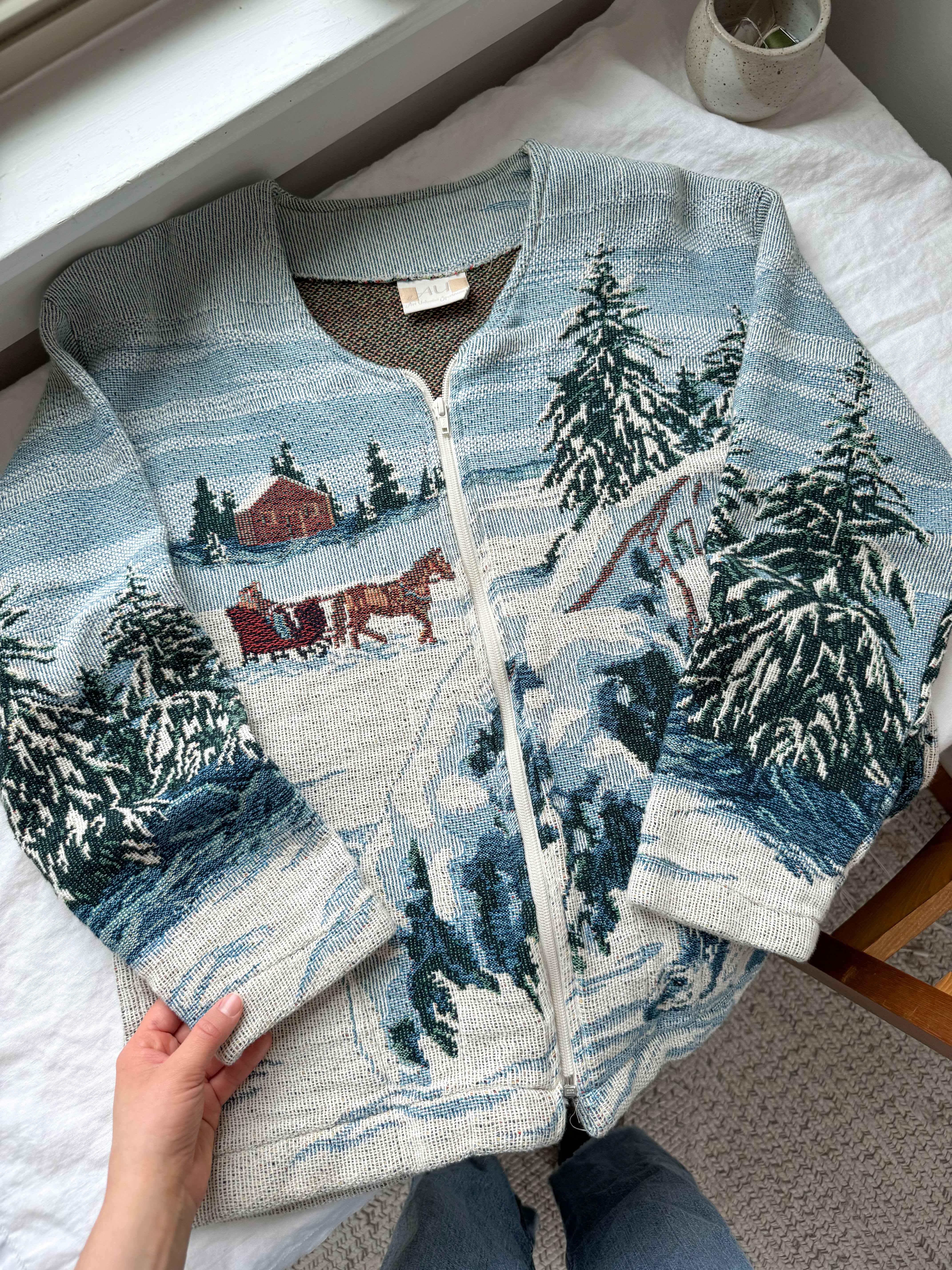 The Sleigh Ride Tapestry Jacket (M)