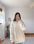 The Creamy Milk Sweater (L)