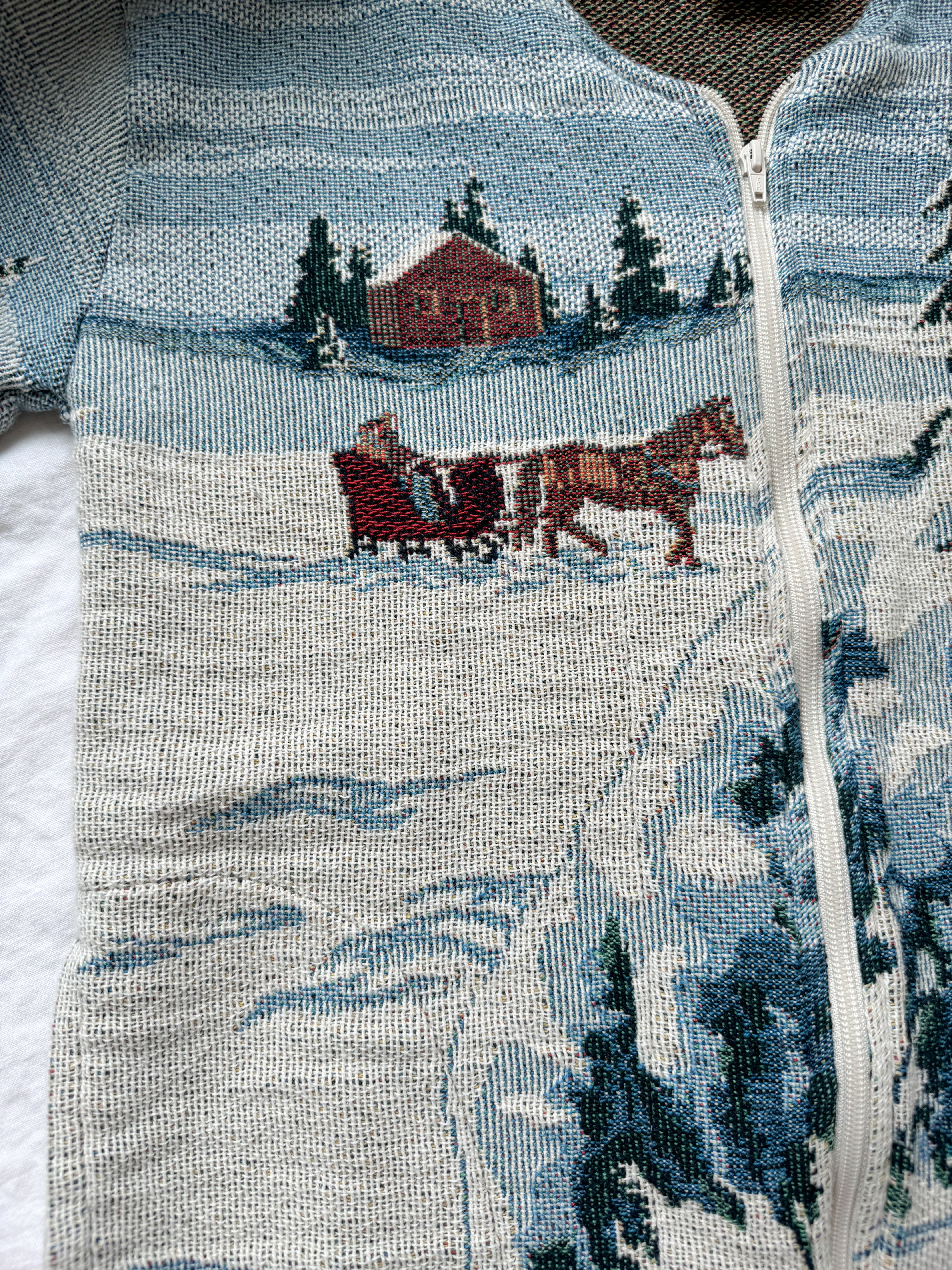 The Sleigh Ride Tapestry Jacket (M)