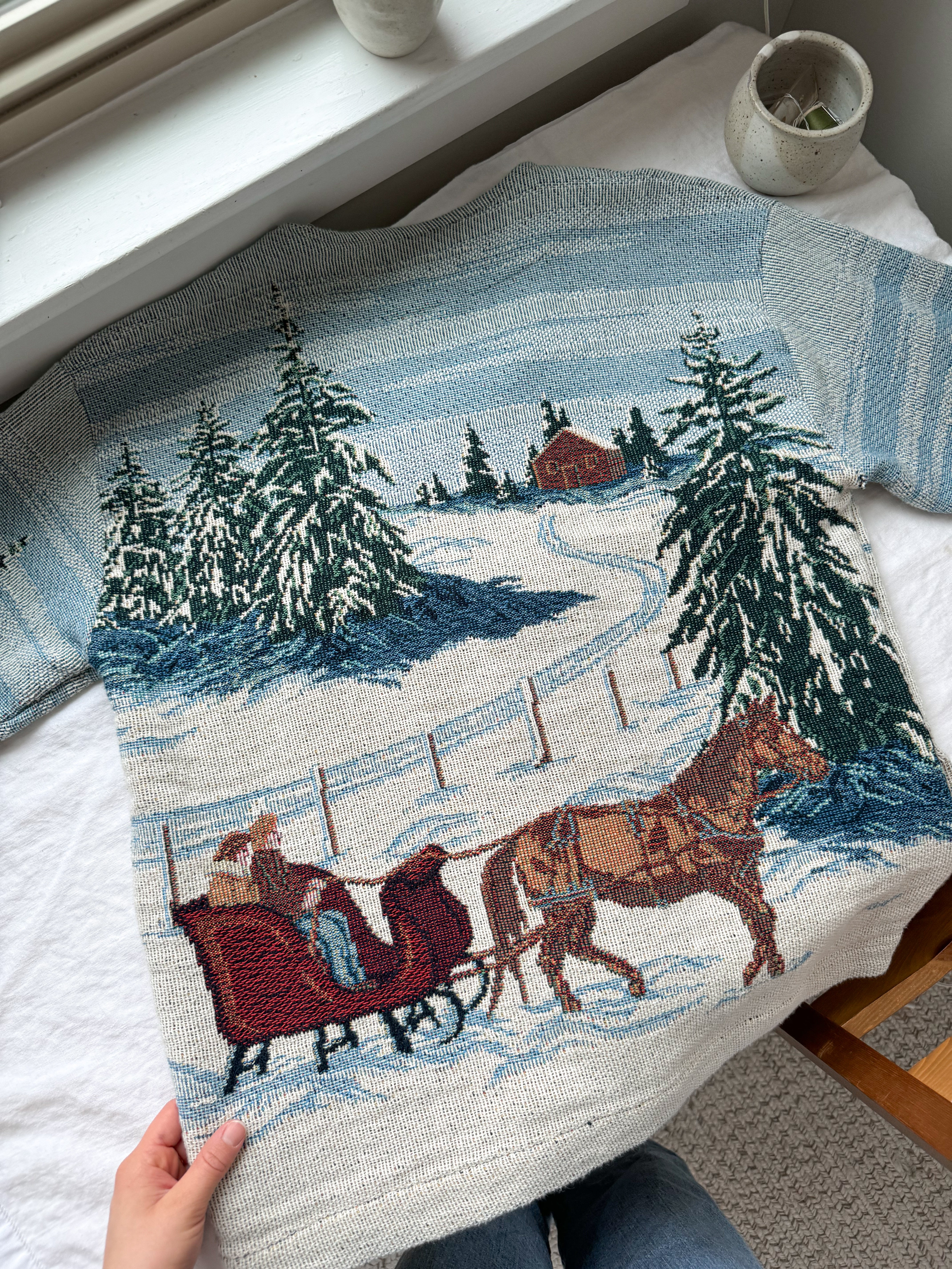 The Sleigh Ride Tapestry Jacket (M)