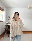 The Cream Sherpa Corduroy Jacket (L)