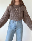 The Bare Branch Cable Knit Sweater (L)