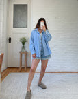 The Sky Blue Corduroy Button Up (M)