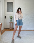 The Pink Gingham Cropped Jacket (S)