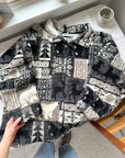 The Neutral Patchwork Sherpa (L)